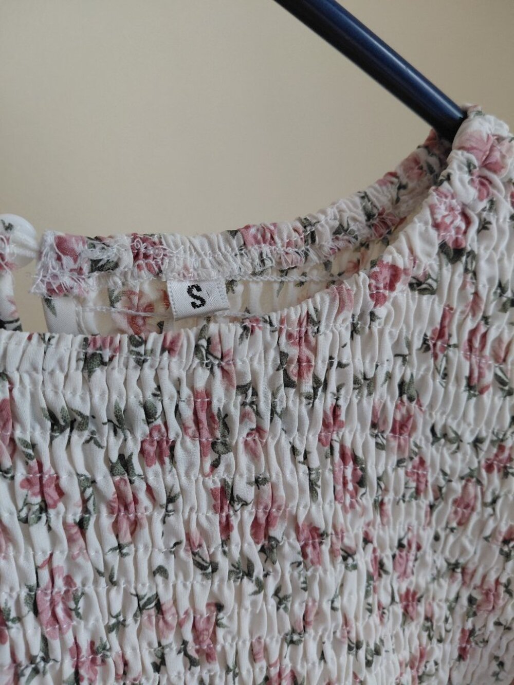 White Floral Long Sleeves Maxi Dress - Picture 4 of 7